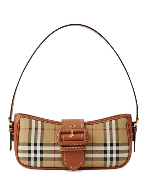 burberry check sling bag|Burberry shoulder bag vintage.